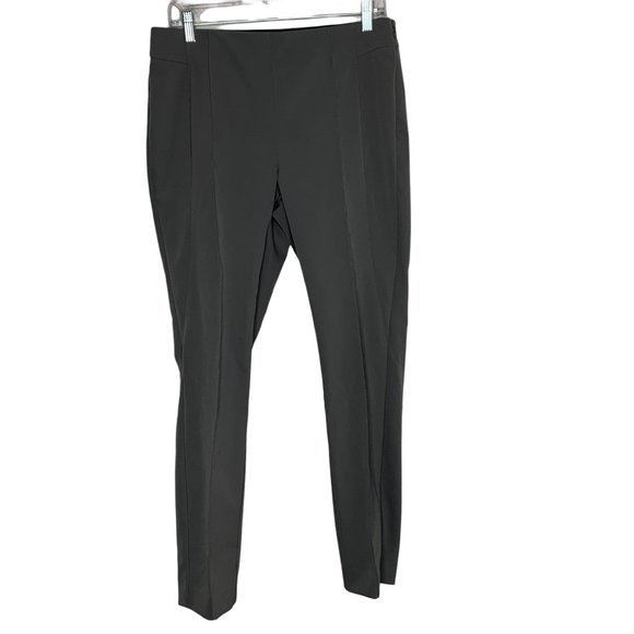 Lafayette 148 New York Pants - Lafayette 148 Gramercy Slim Pintuck Pants Gray Straight Leg Dresspants Size 8